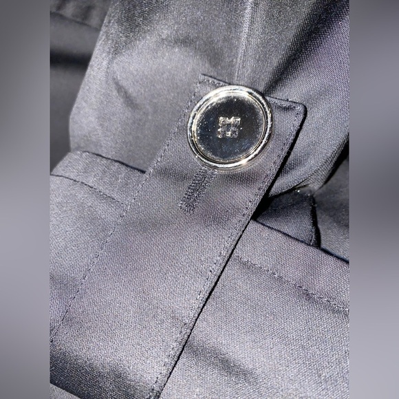 Anne Klein Five Button Raincoat Jacket Outdoor Water Repellent Women L - Picture 6 of 10